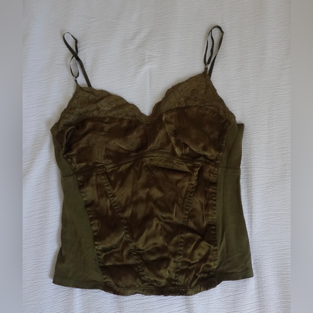 Olive Green Camisole | DKNY